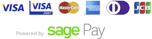 Payment cards accepted through Sage Pay