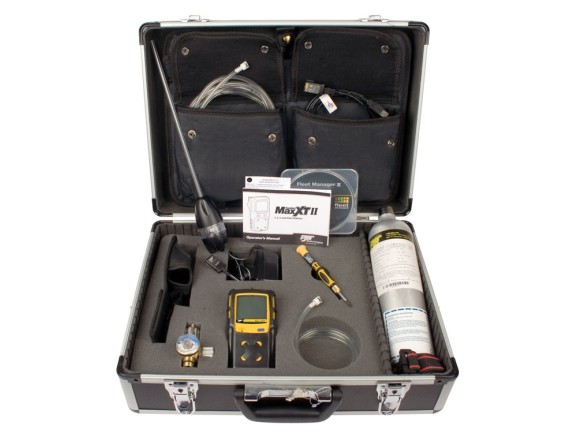 Gas Monitor: GasAlertMax XT II Confined Space Kit (Excluding Monitor and 34 litre Calibration Gas)